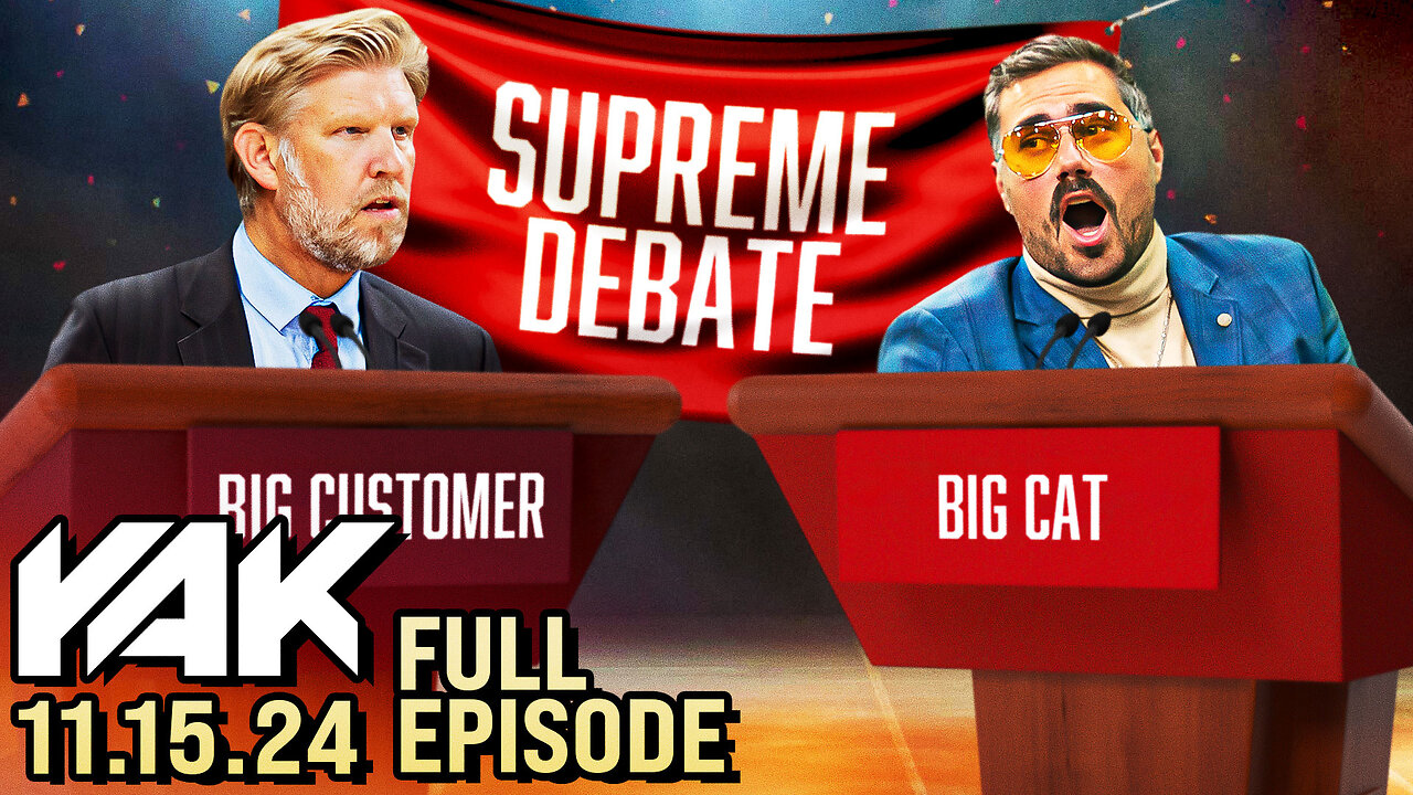 Brandon and Big Cat Engage in Supreme Debate PART TWO | The Yak 11-15-24