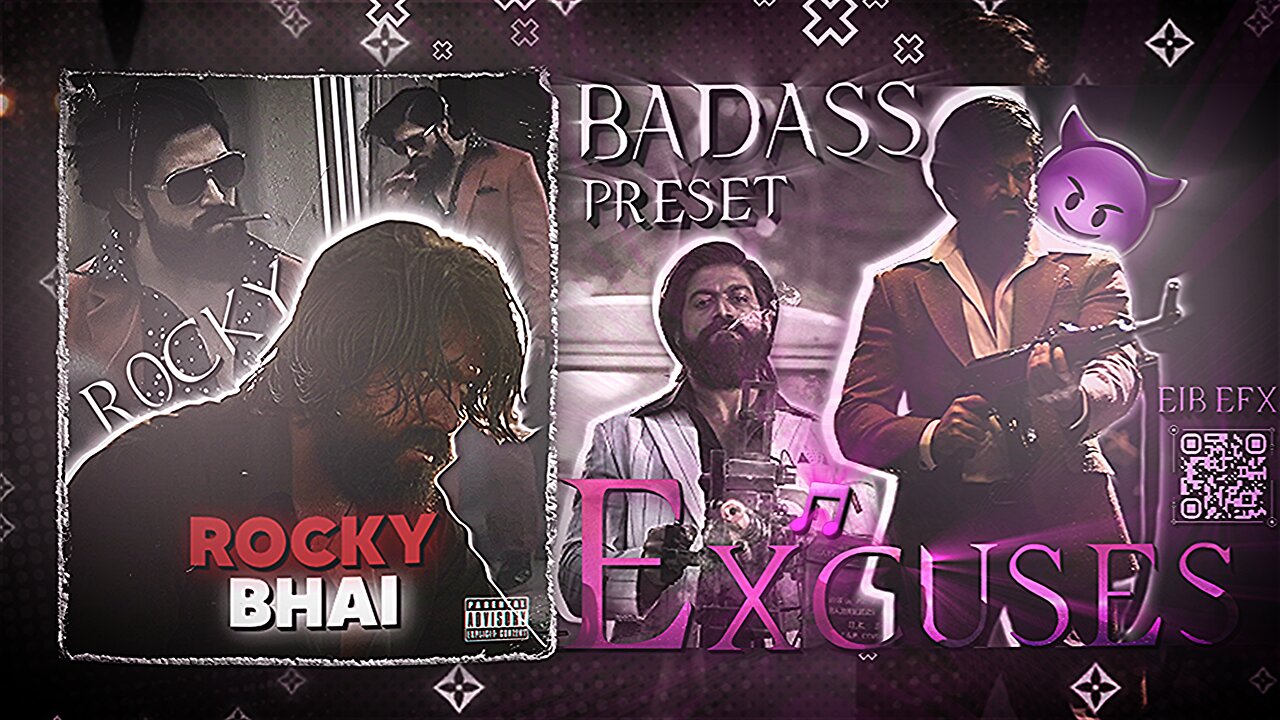 Rocky bhai Badass Preset 🔥 | Ae inspired | Kgf 2 Badass Preset 😈| Rocky Bhai efx Whatsapp status 🥵