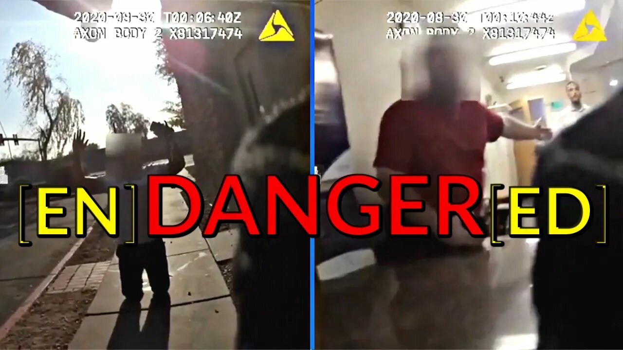 BERSERK: Cop Holds Black Guy at Gunpoint Seeking White Perp | Ronald Kerzaya Crazy Bodycam, Tempe AZ