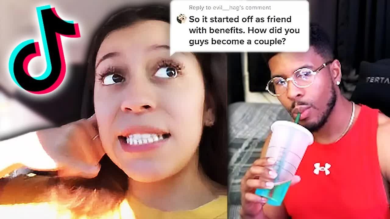 TikTok Girl Cheats on Her Man At Work 'Friends With Benefits!' My Thoughts [Low Tier God Reupload]