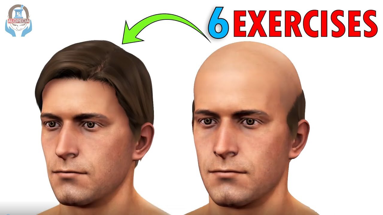 TOP 6 EXERCISES FOR HAIR GROWTH AND PREVENT BALDNESS – NO SIDE EFFECTS