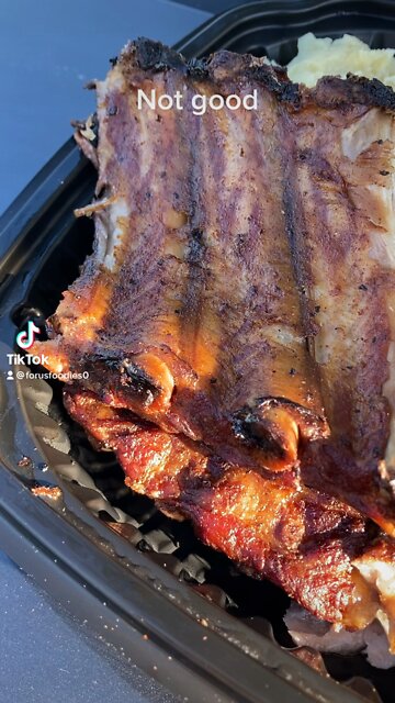 Driest takeout ribs ever
