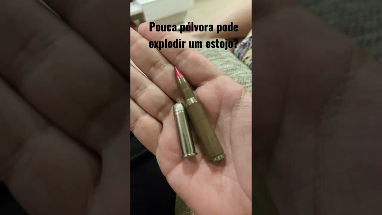 Pouca pólvora pode explodir uma arma? O Bene falou que sim. Mas eu penso diferente. #tiro #arma #pow
