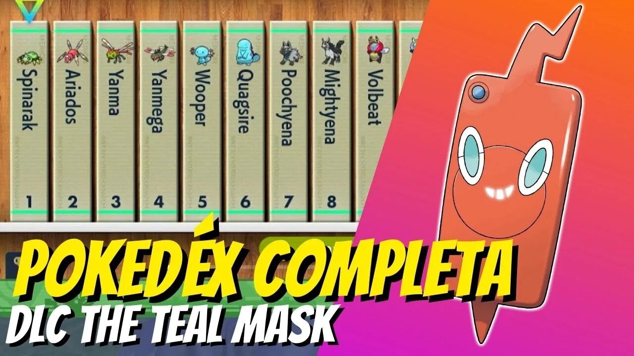 POKÉDEX COMPLETA DE KITAKAMI! Todos os 200 Pokémon - Pokémon Scarlet&Violet: The Teal Mask