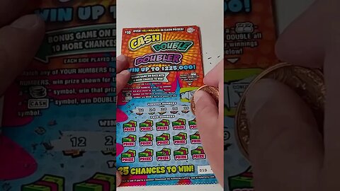 Cash Double Lottery Ticket Scratch Off Test!