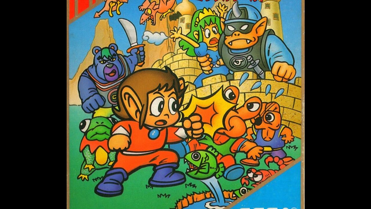 Alex Kidd in Miracle World Longplay [Sega Master System]