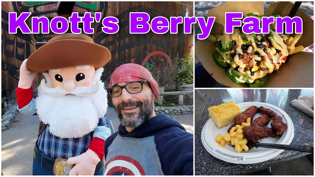 Knott's Berry Farm | Boysenberry Churro | GhostRider | Boysenberry Wings | Hang Time