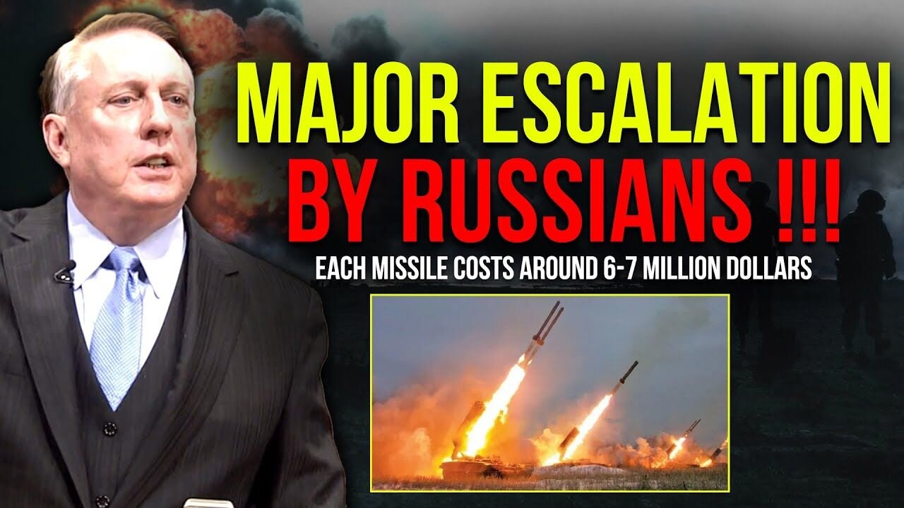 Douglas Macgregor: Major Escalation By Russians !!! Each Missile Costs Around 6-7 Million Dollars