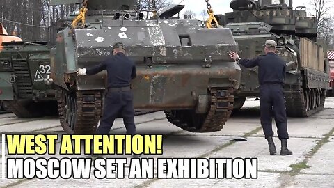 LOOK! Captured Western armor rolled into Moscow
