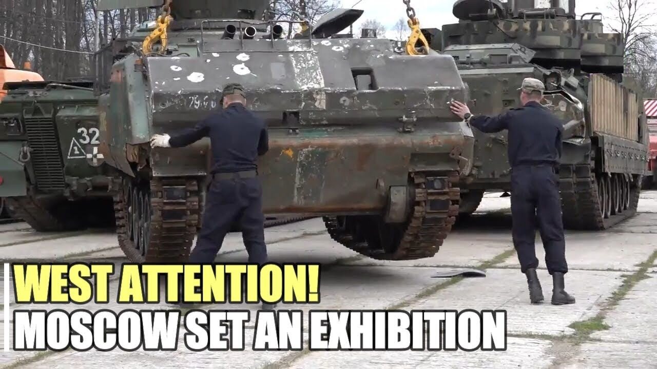 LOOK! Captured Western armor rolled into Moscow