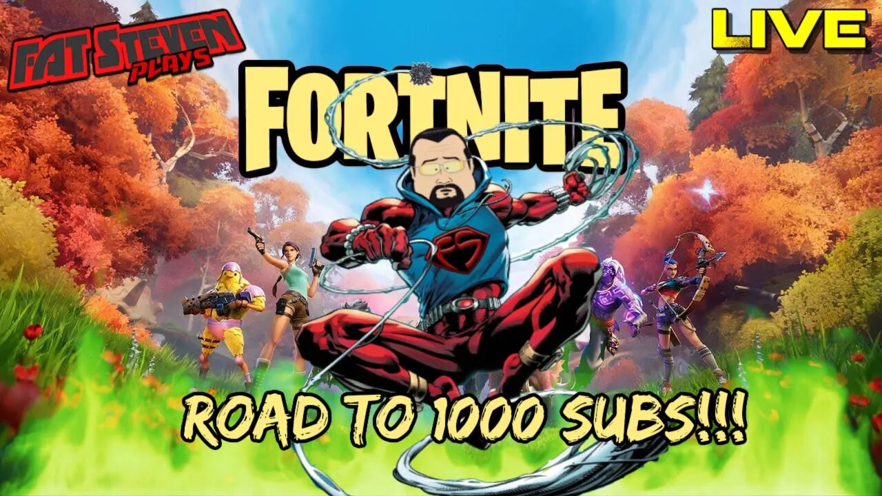 Fat Steven #BattleRoyale to 1K Subs #Fortnite (HAPPY #420 !!!!)