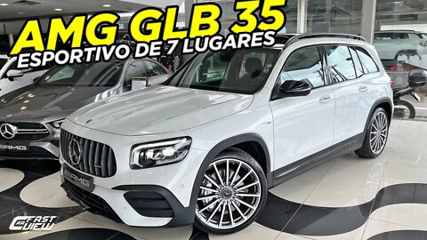 NOVO MERCEDES AMG GLB 35 2.0 TURBO 4MATIC 2022 TEM 7 LUGARES E É UM VERDADEIRO SUV ESPORTIVO!