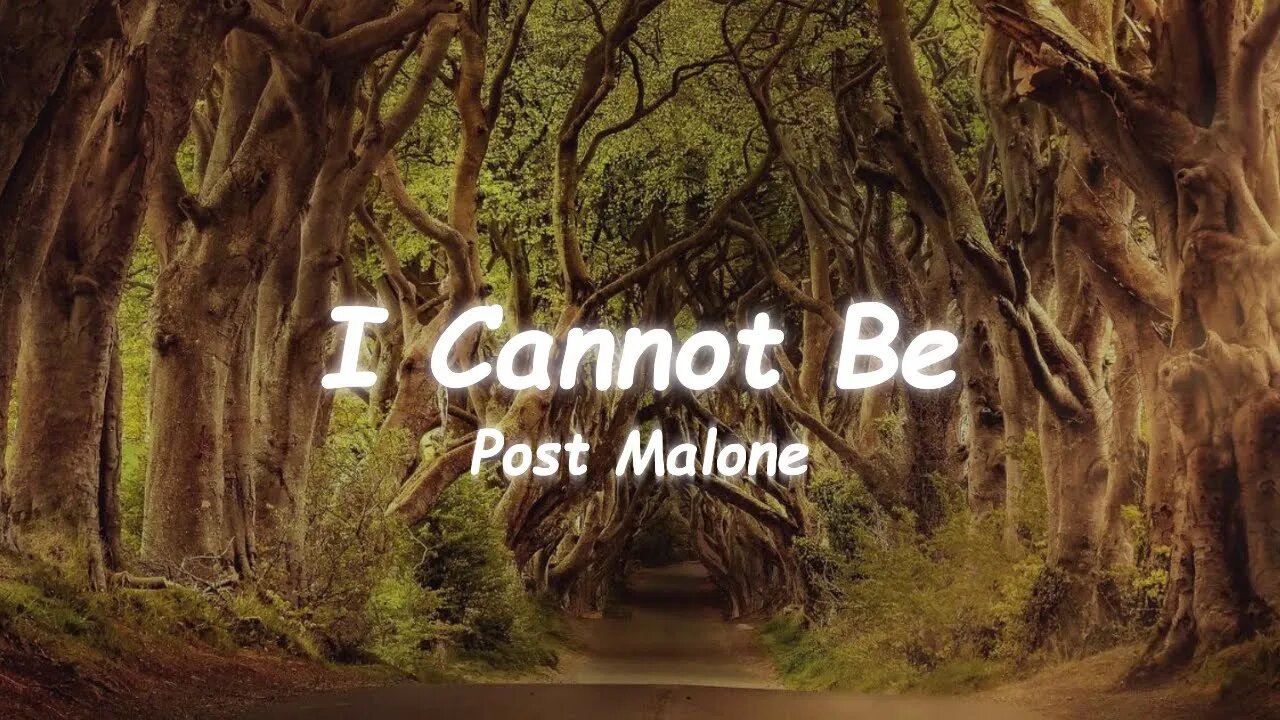 Post Malone - I Cannot Be (Lyrics)