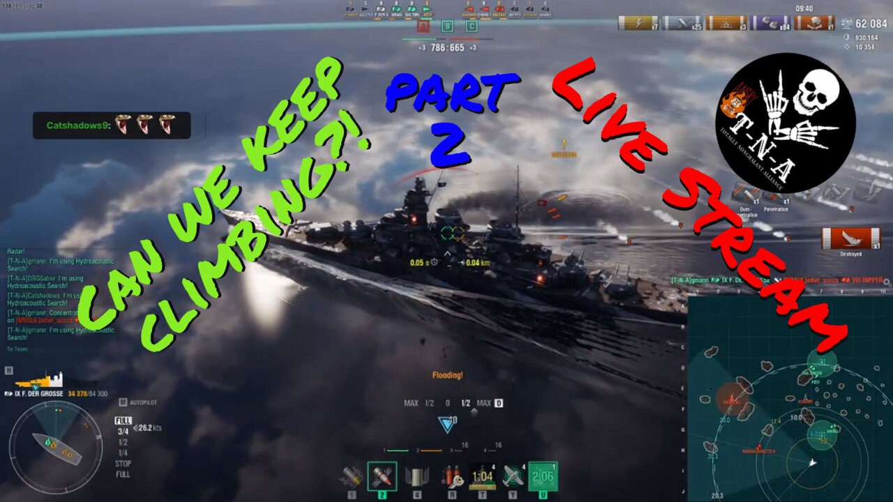 Part 2 Are we going to keep climbing in Clan Battles!! World of Warships 06/25/2023