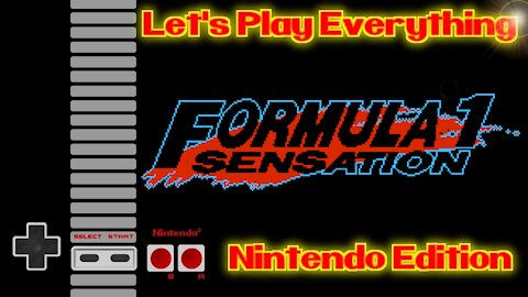 Let's Play Everything: Formula 1 Sensation
