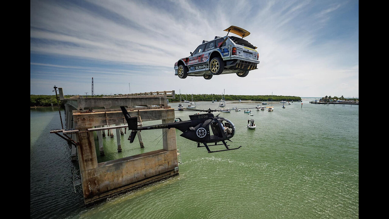 Gymkhana 2022: Travis Pastrana Goes Berserk in Florida in a 862HP Subaru Wagon
