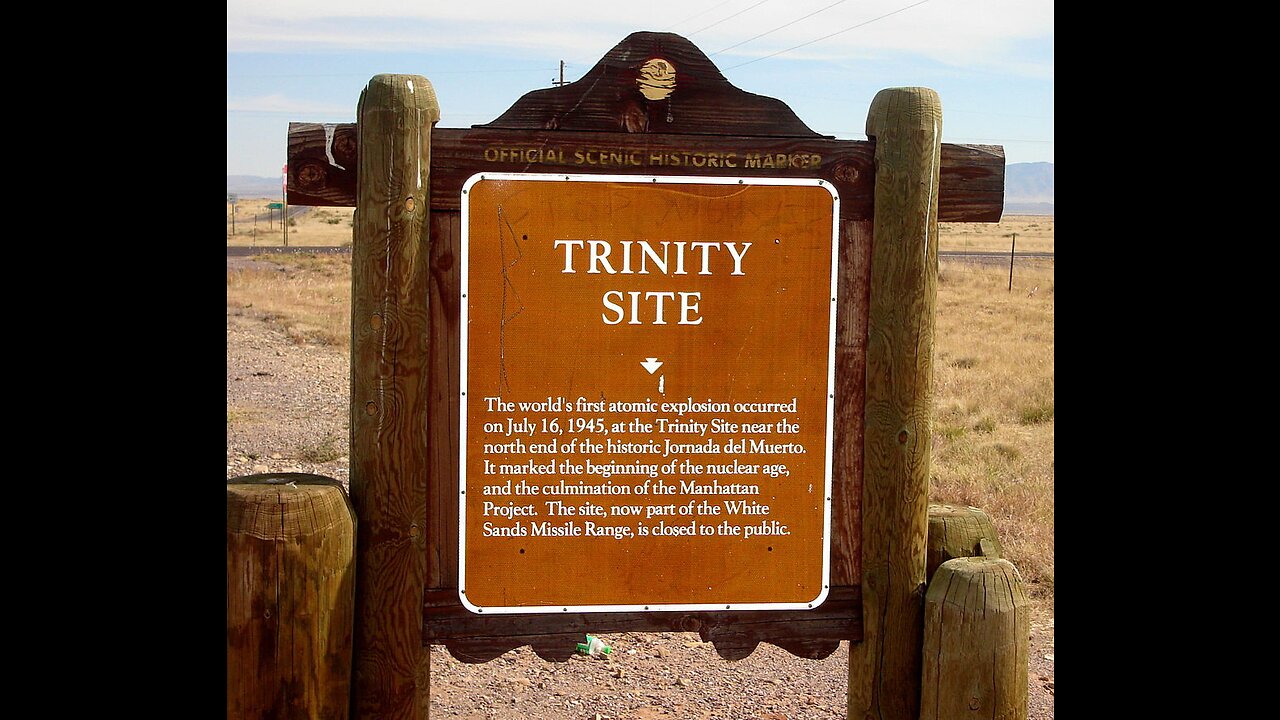 Trinity: First nuclear bomb test