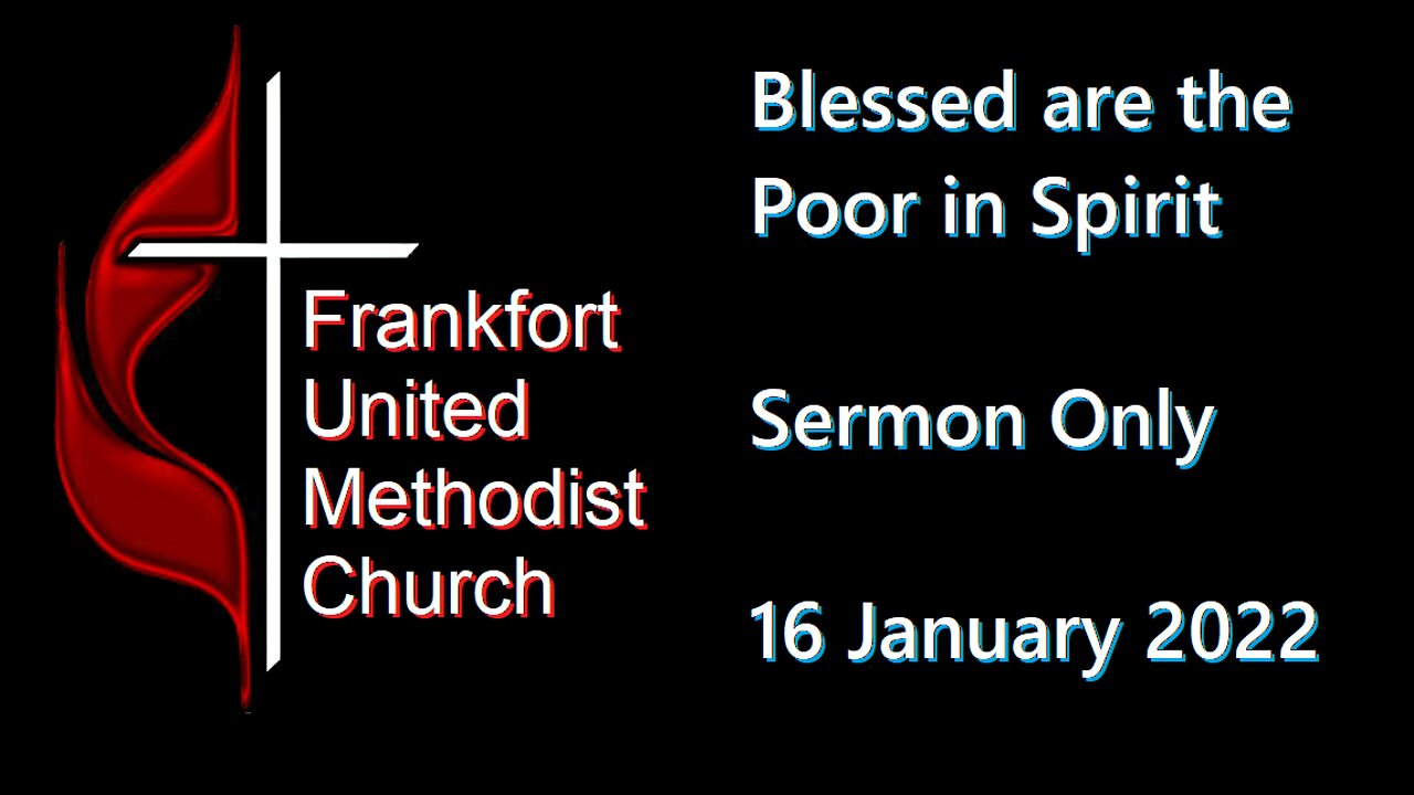 Blessed are the Poor in Spirit
