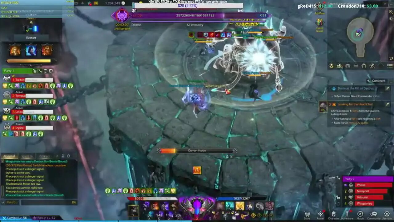 #Lostark #Valtan #Raid 3x on all of my char lets goo
