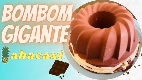 BOMBOM GIGANTE DE ABACAXI | UMA VERDADEIRA DELÍCIA!!!! |#BombomdeAbacaxi #maiscomida