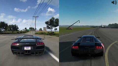 need for speed heat vs forza motorsport 7 - car sounds - lamborghini murcielago LP 670 SV