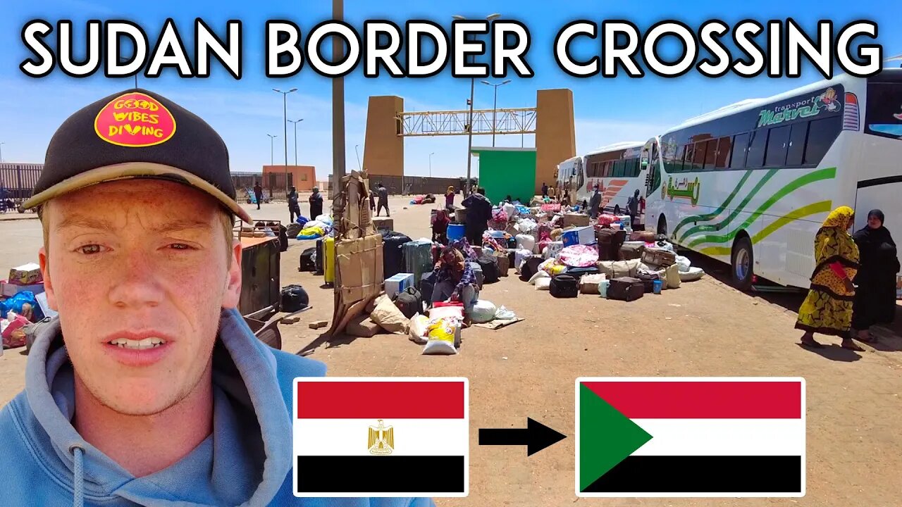 EGYPT - SUDAN BORDER CROSSING: My Insane 48 Hour Bus Journey to Sudan | Sudan Travel Vlog