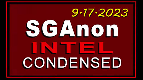 SG Anon Latest Intel Drop 9-17-2023