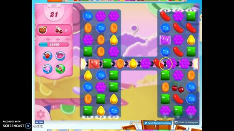 Candy Crush Level 955 Audio Talkthrough, 1 Star 0 Boosters