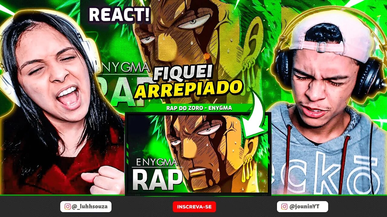 Rap do Zoro (One Piece) | O Melhor Espadachim | Enygma 63 | [React RapNerd] 🔥