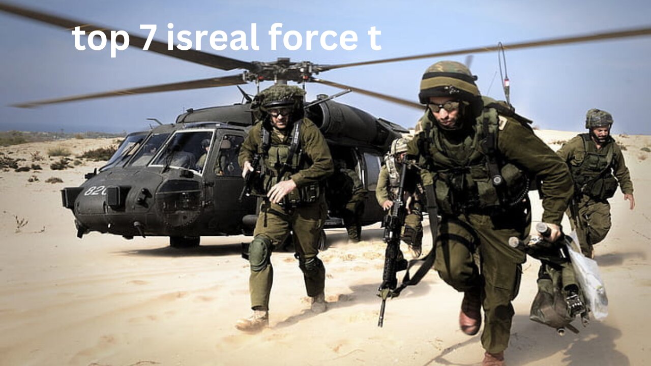 Top 7 Israeli Special Forces Units