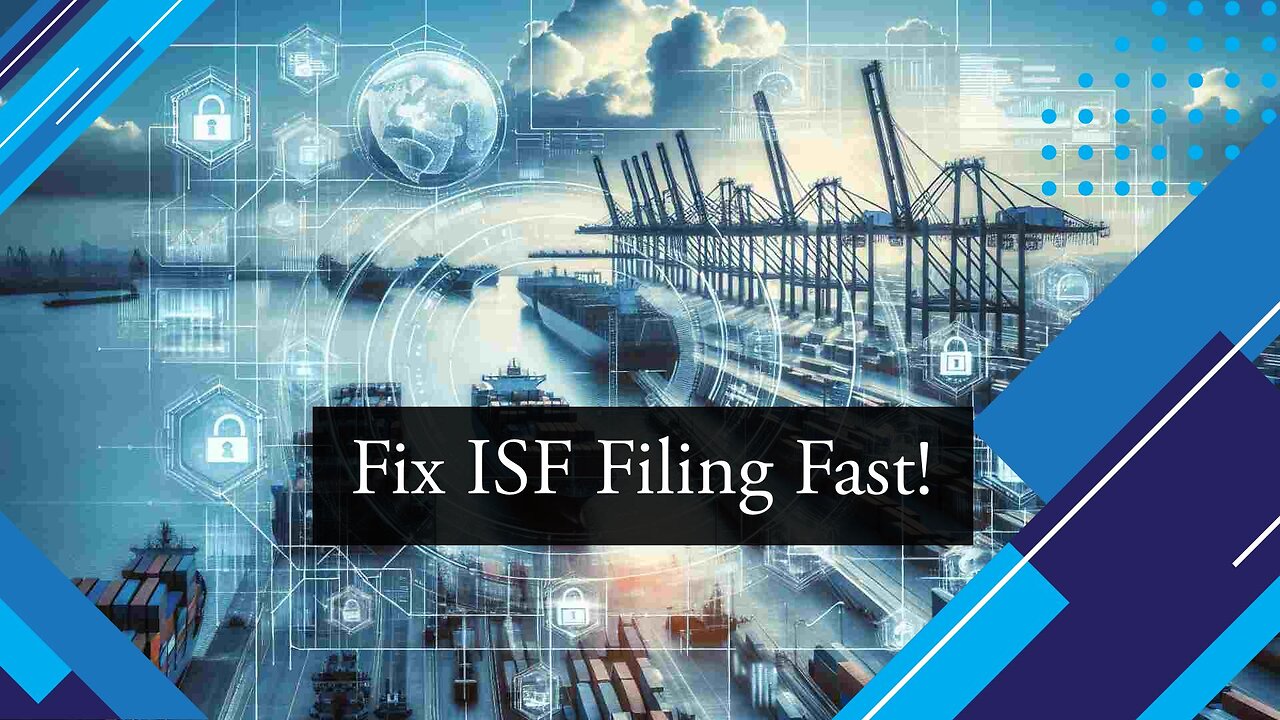 Streamline Your ISF Filing Process with EDI: Say Goodbye to Errors and Delays!