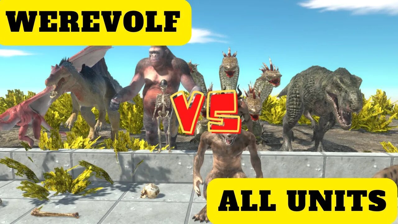 Werevolf vs All Units - Animal Revolt Battle Simulator