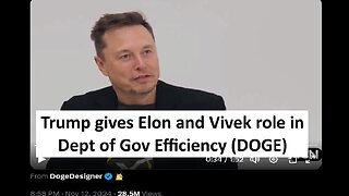 Trump gives Elon and Vivek roles head DOGE speaks of too many gov agencies