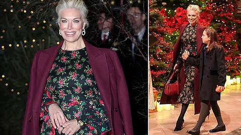 Hannah Waddingham’s Festive Appearance