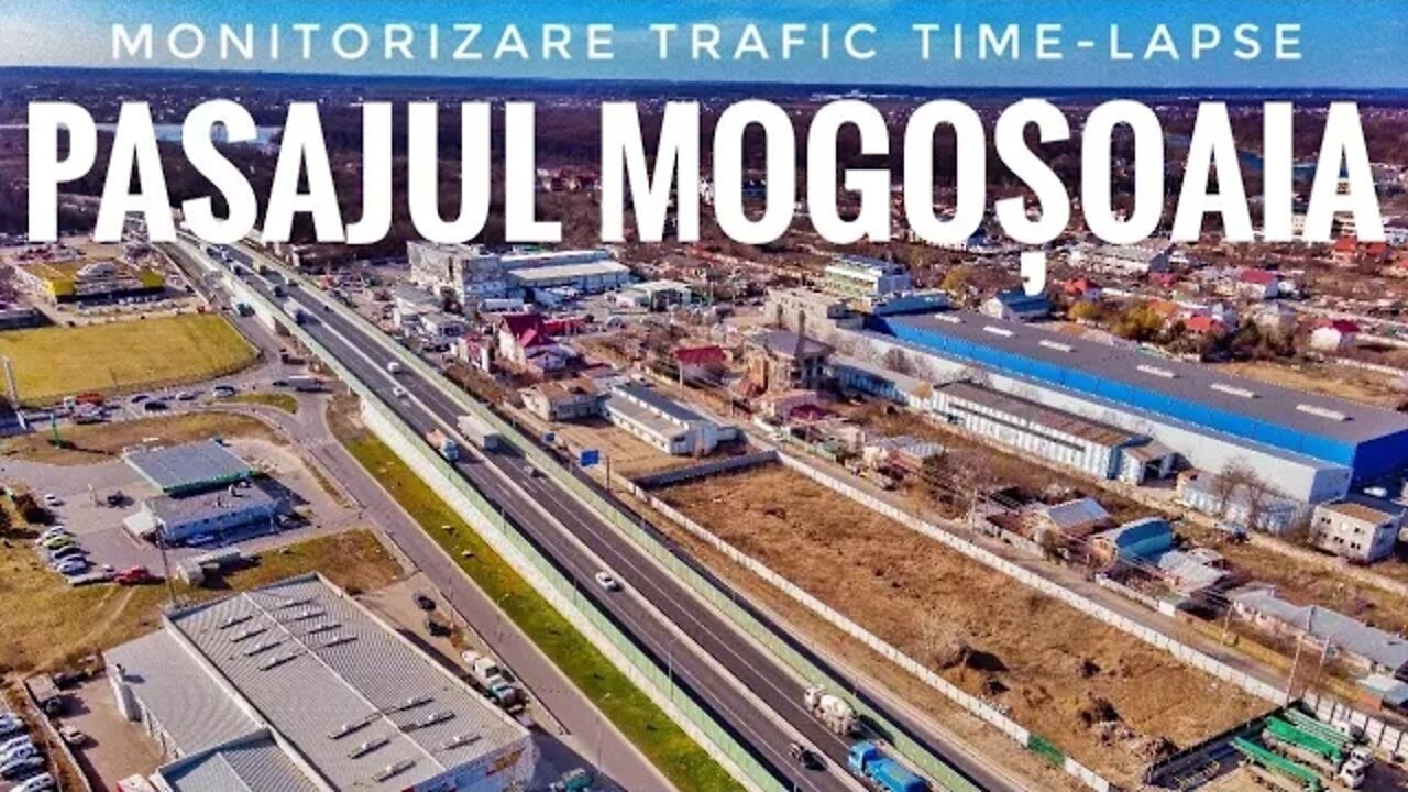 ❌ Pasajul Mogosoaia DNCB Februarie 2022 ❌ Monitorizare Trafic Time-lapse 4K