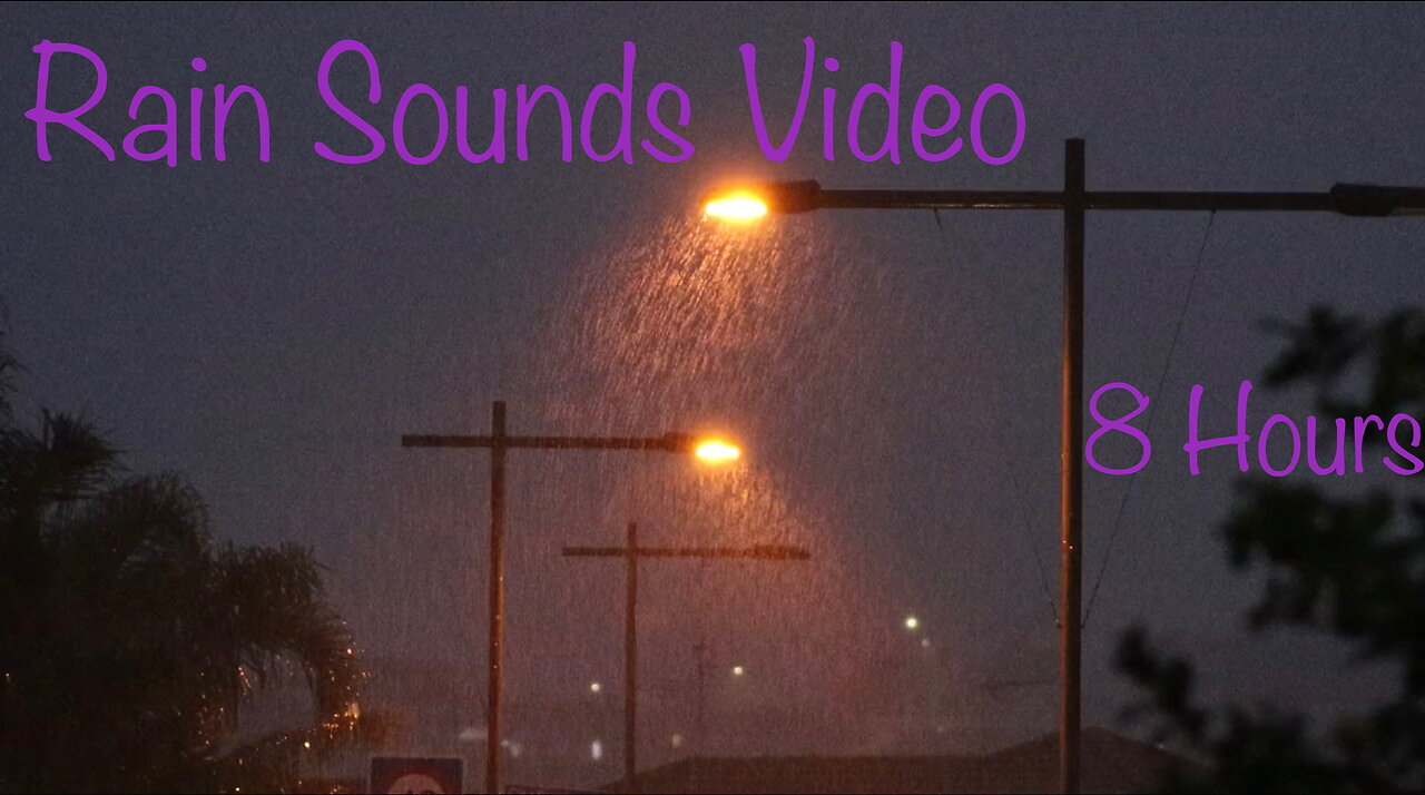 Experience 8 Hours Of Relaxing Rain Sounds Video