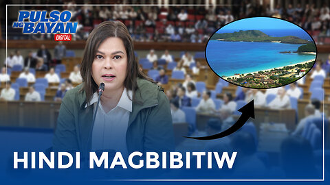 VP Sara, nakaalis na ng Calaguas Islands ilang oras bago ang 10 AM budget deliberation ng Kamara