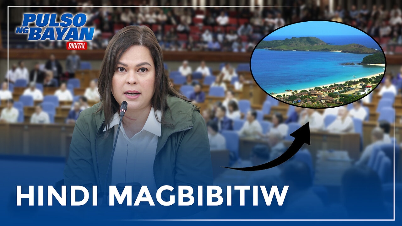 VP Sara, nakaalis na ng Calaguas Islands ilang oras bago ang 10 AM budget deliberation ng Kamara