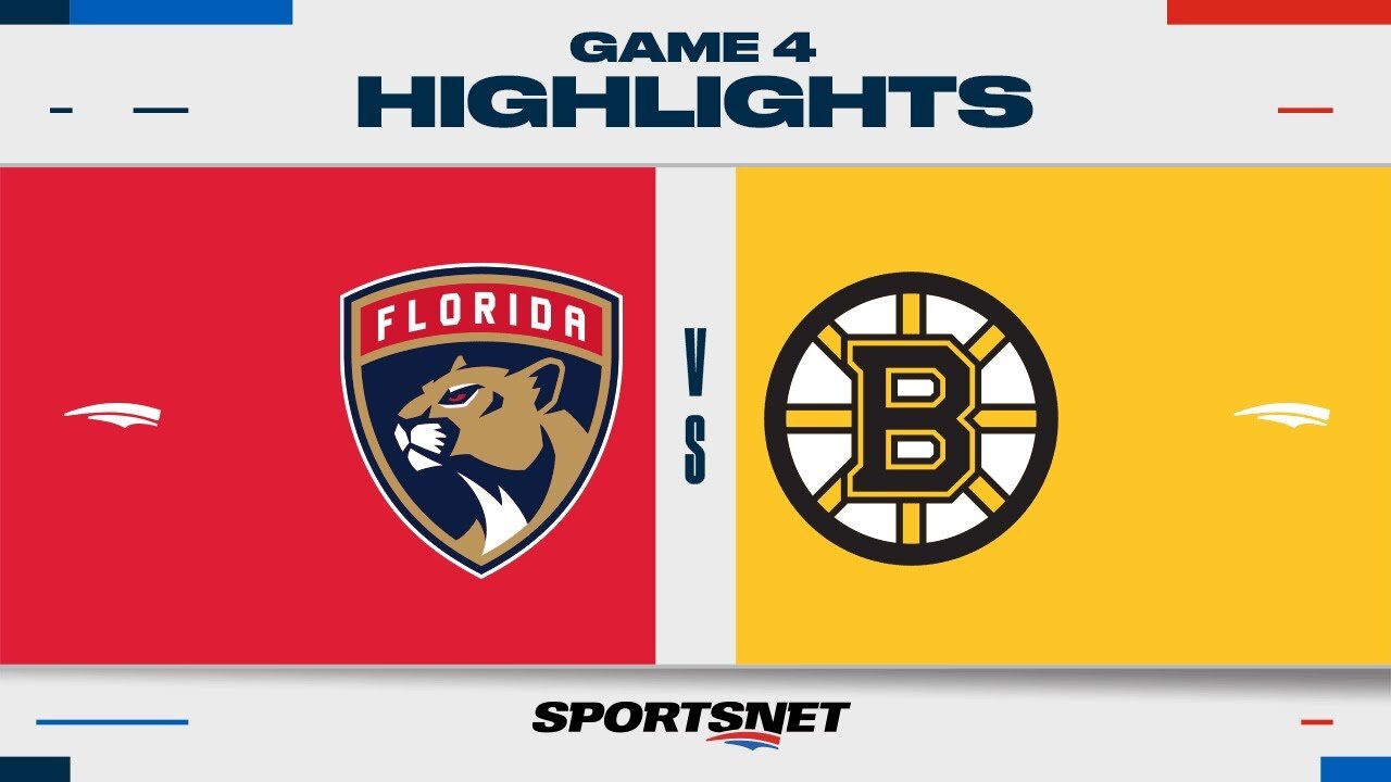 NHL Game 4 Highlights _ Panthers vs. Bruins - May 12, 2024