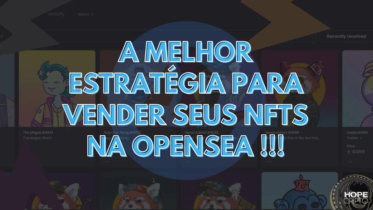 Saiba como vender NFT na OPENSEA da maneira certa !