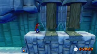 Snow Go Sapphire Relic Race - Crash Bandicoot N. Sane Trilogy