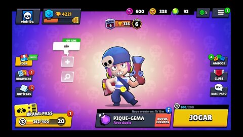 pegando trofeus no Brawl Stars