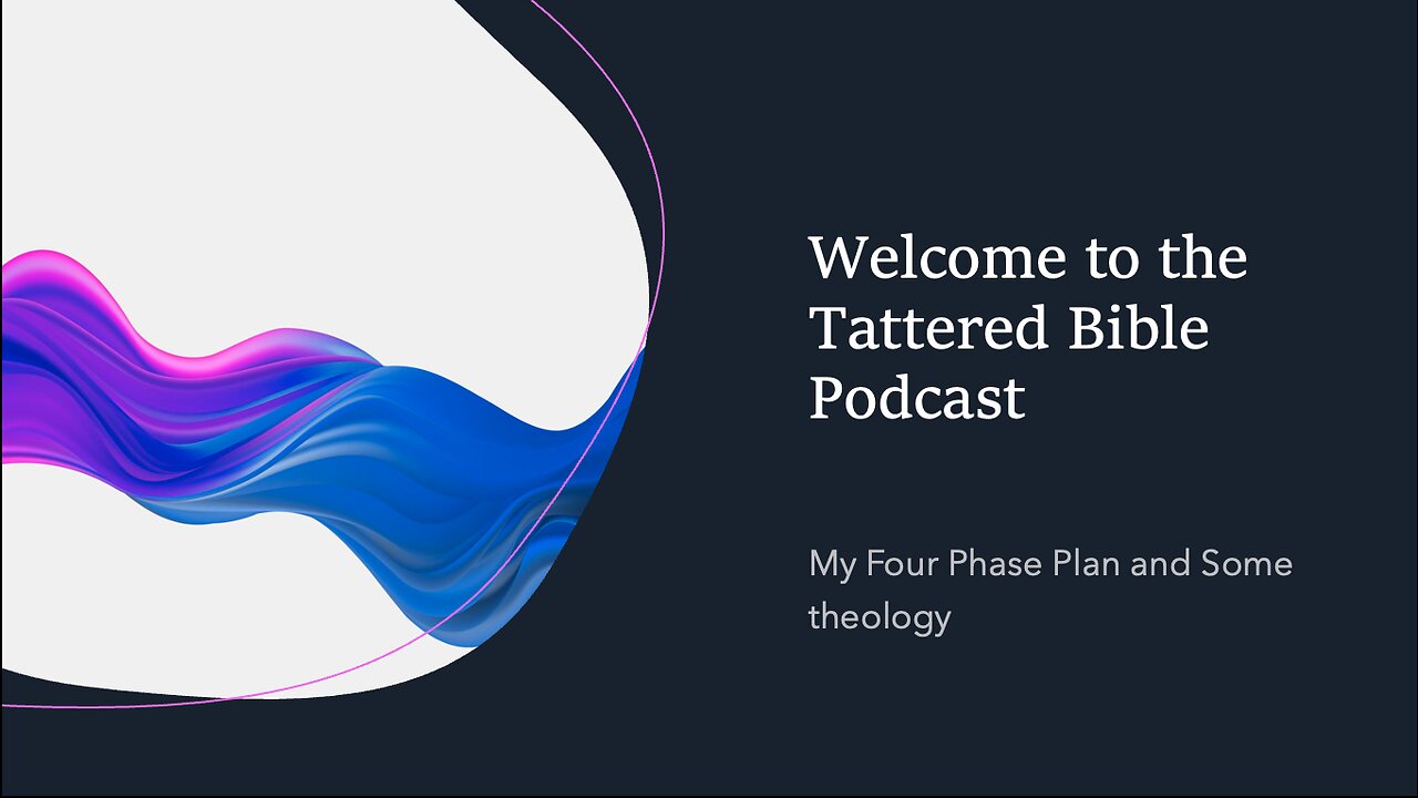 Welcome to the Tattered Bible Podcast