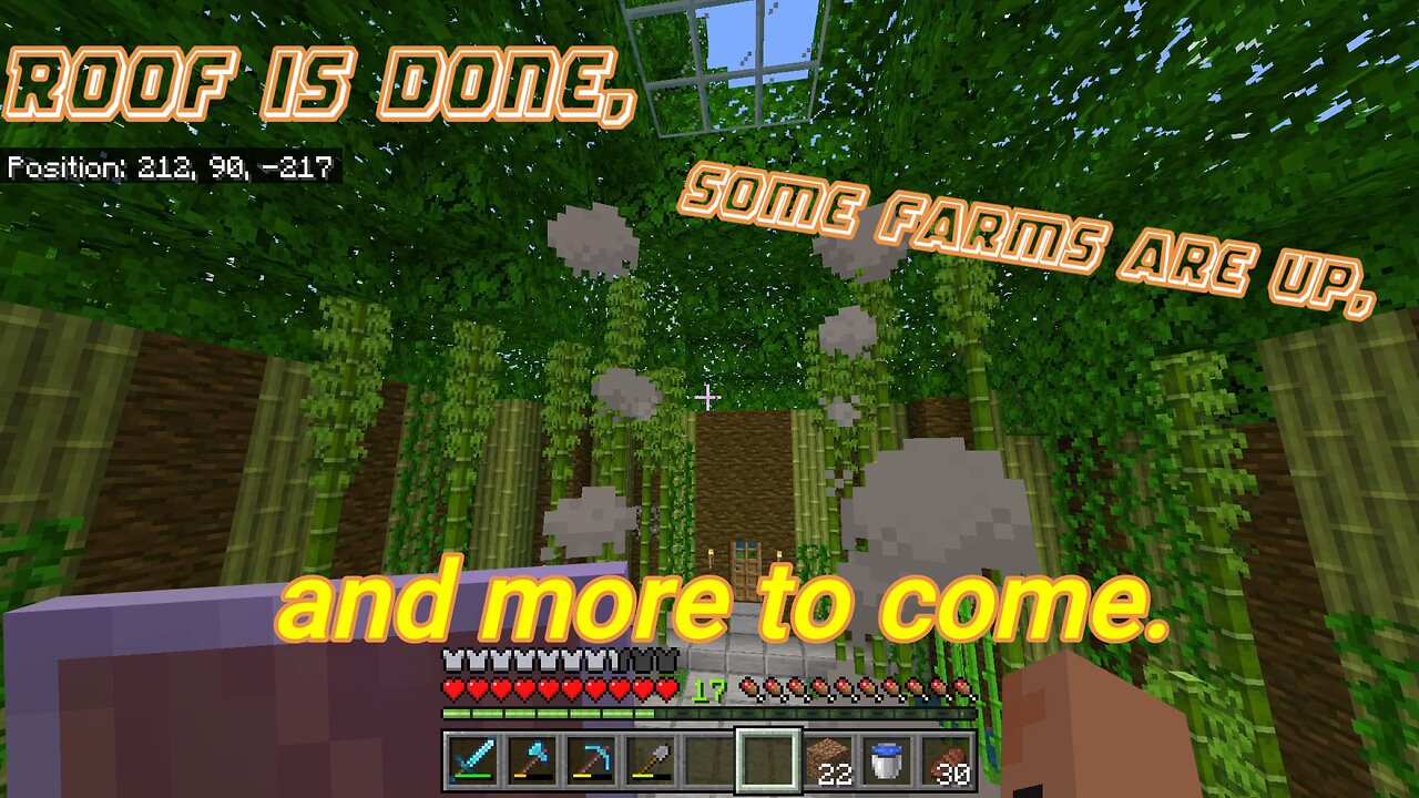 House is Complete and Farms are Started Minecraft Ep 3