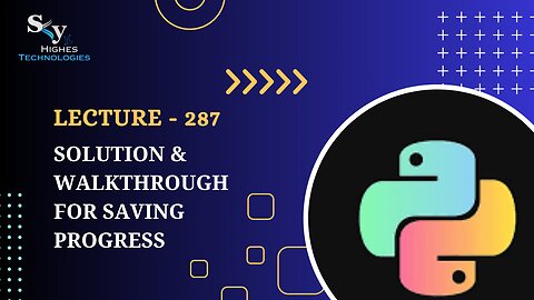 287. Solution & Walkthrough for Saving Progress | Skyhighes | Python