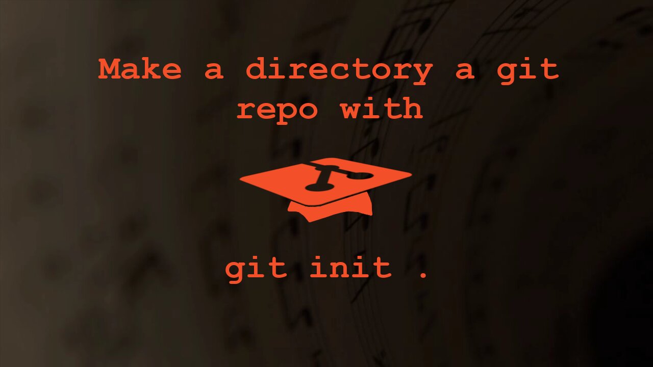 Git Quick: Create a new repo with 'git init'