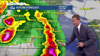 Warm morning, chance for storms in the evening