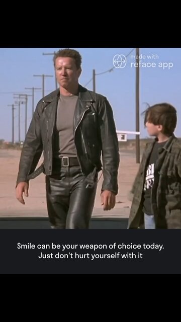 John Connor Teaches Joe Biden How To Smile Meme!