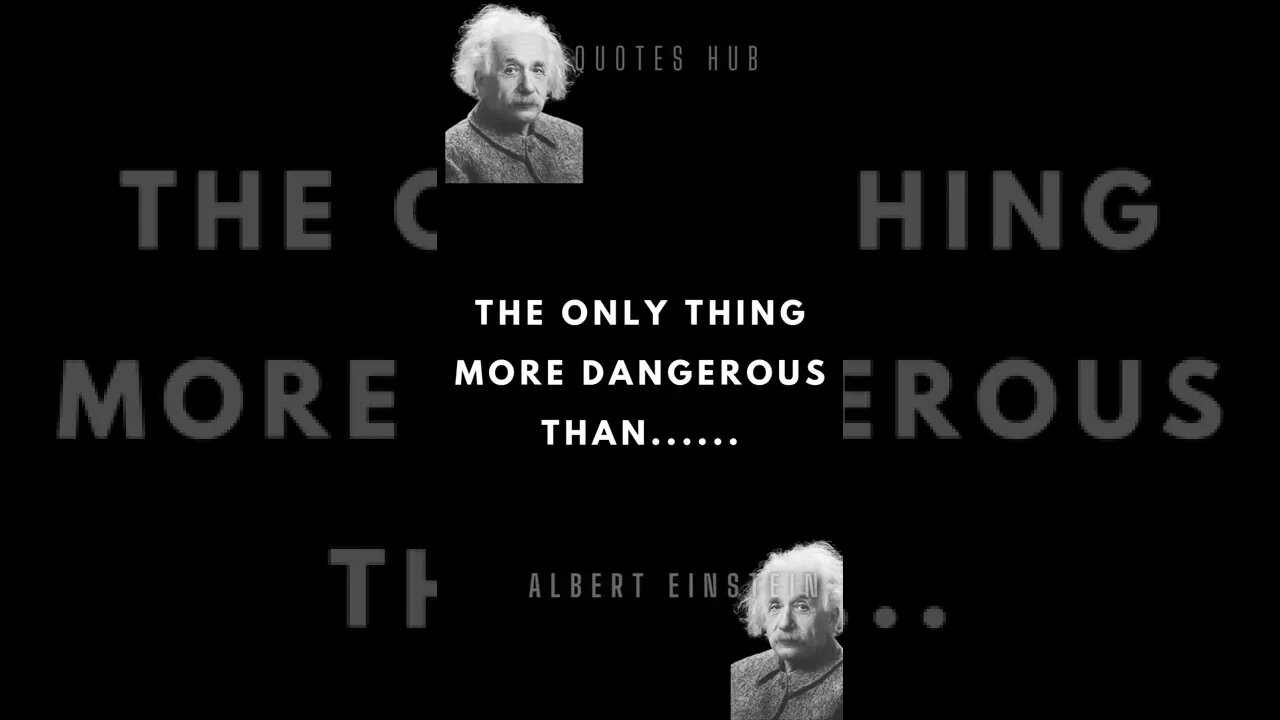 Wise Albert Einstein Quote - Wisdom from the Genius || #quotes || #shorts || #Quotes Hub