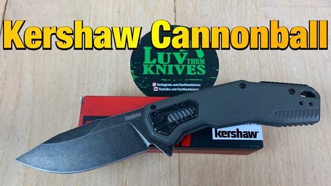 Kershaw 2060 Cannonball D2 / includes disassembly/ ZT 308 shaped blade on a modified handle ?